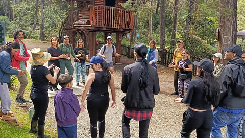 Campamento Familiar Fungi en SanaYá Domo Glamping
