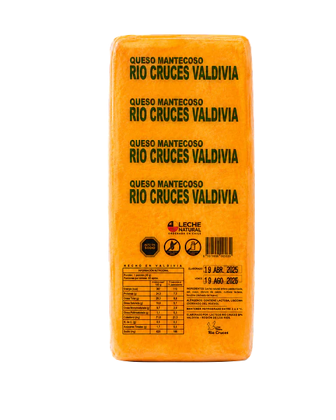 Queso Mantecoso Río Cruces Barra 5 kg - Venta por Mayor | Talca