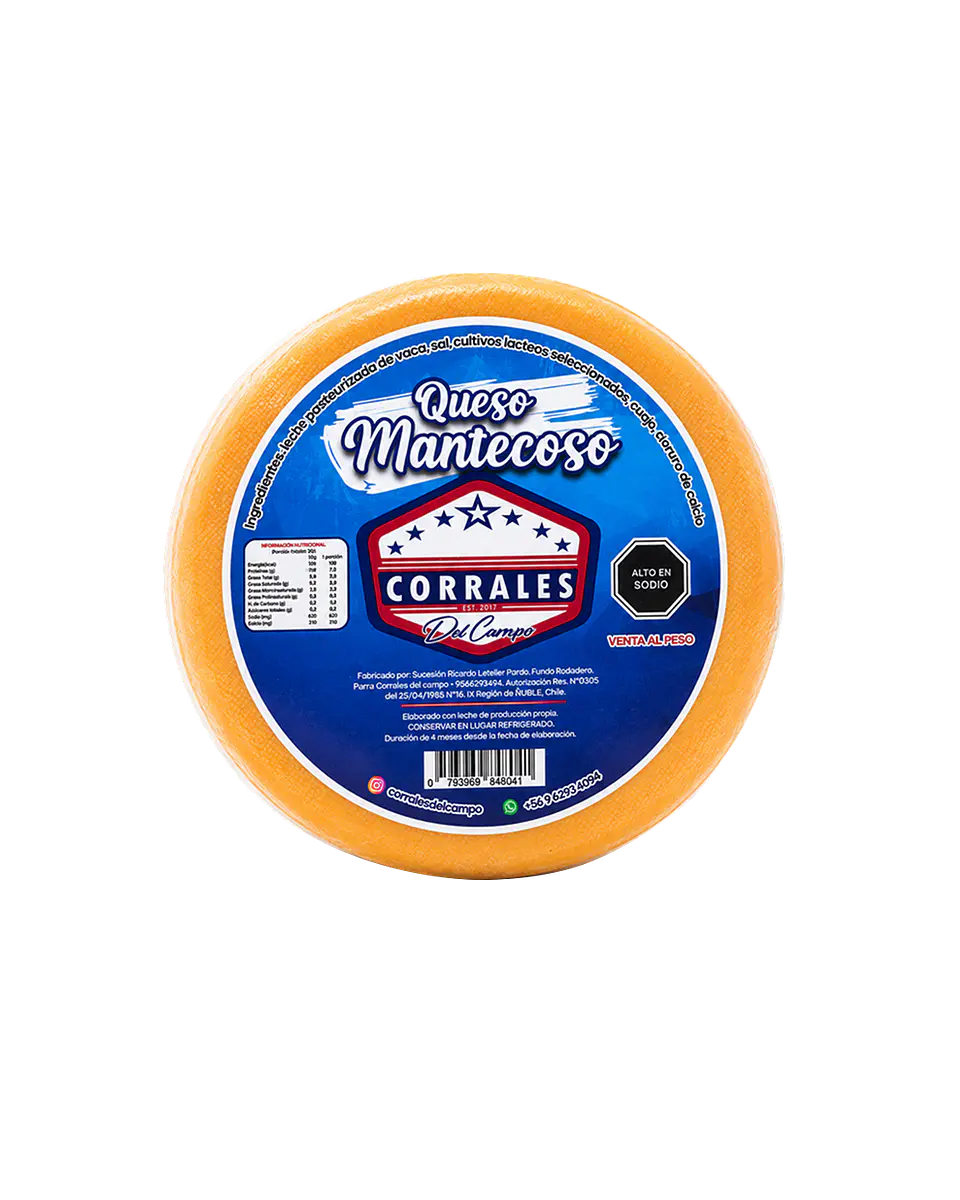 Queso Mantecoso 900 g - Corrales del Campo 1