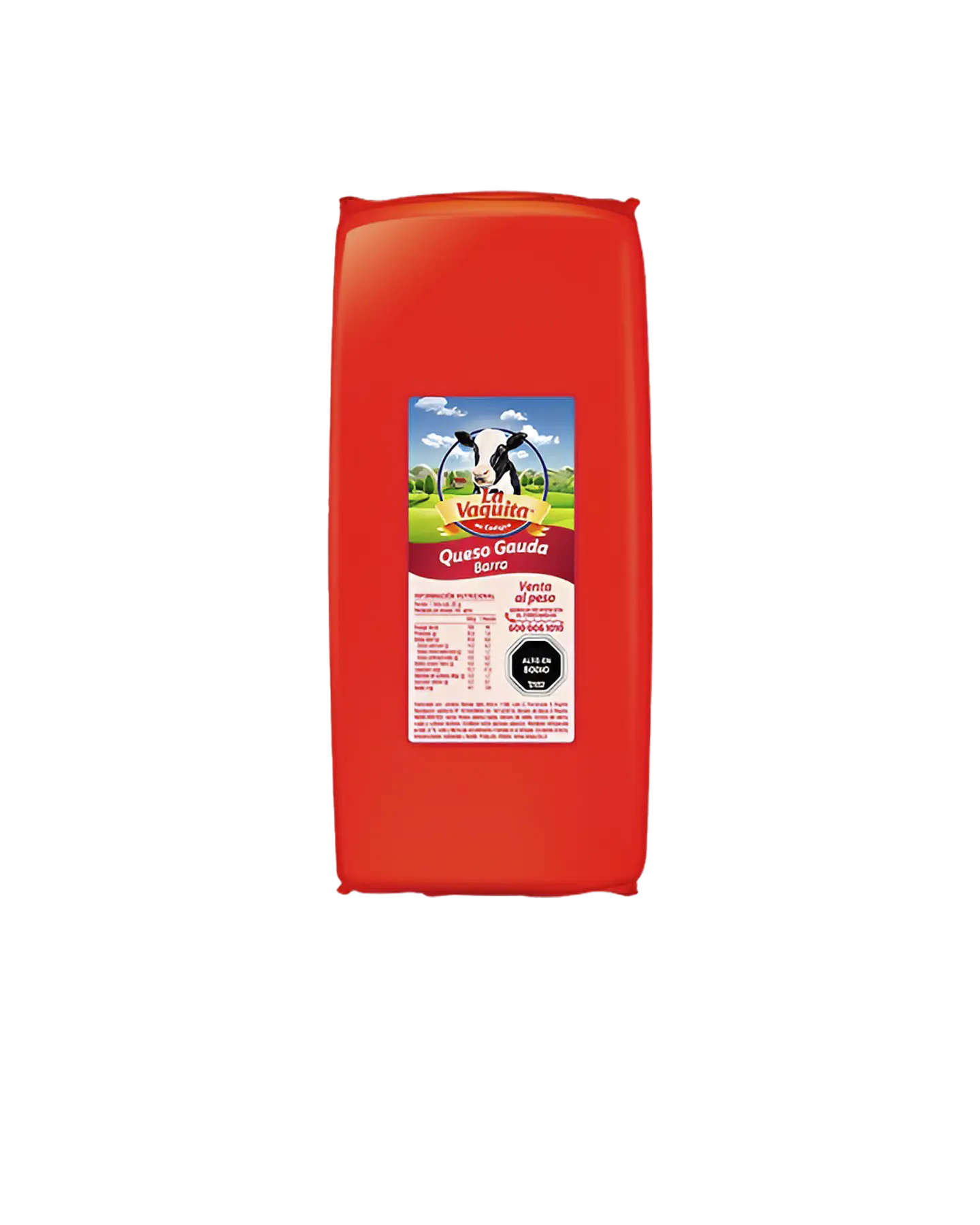 Queso Gouda Barra 3,4 kg - La Vaquita 1