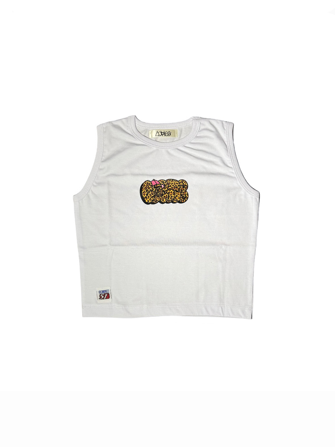 Top “CHEETAH BOMB” Blanco 1