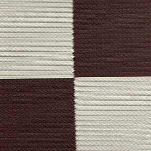 Roller Duo Blackout Bicolor Rectangular Beige/Café