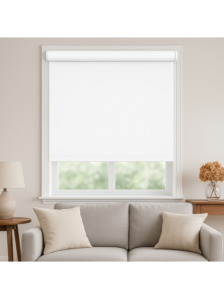 Cortina Roller Blackout Lisa Blanca 120X200 4