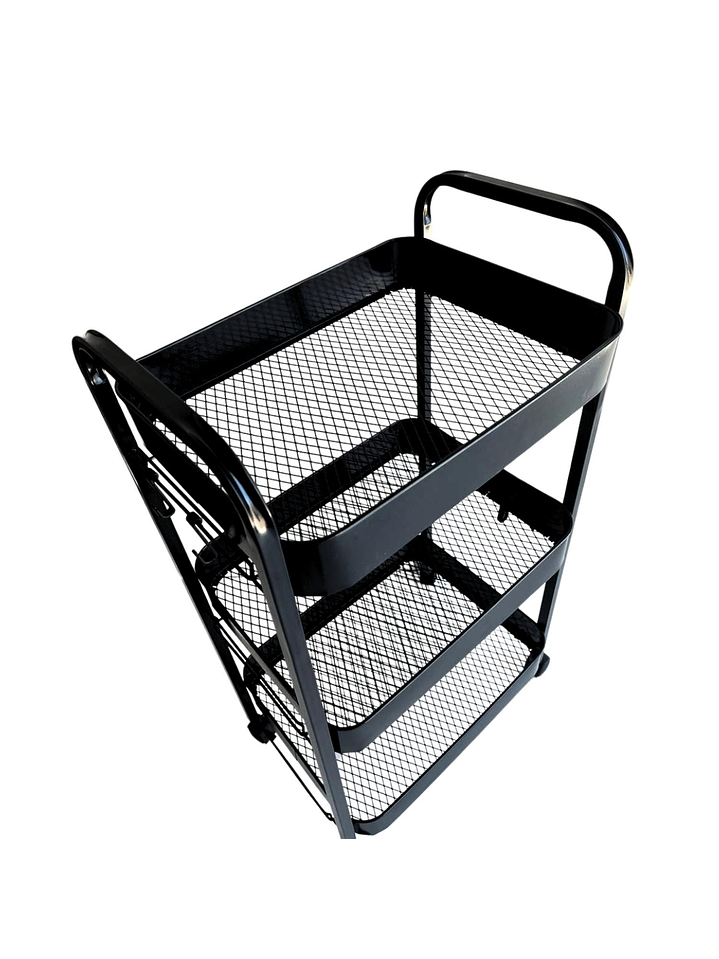 Carrito Carro Organizador Con 3 Estantes Niveles Con Ruedas 5