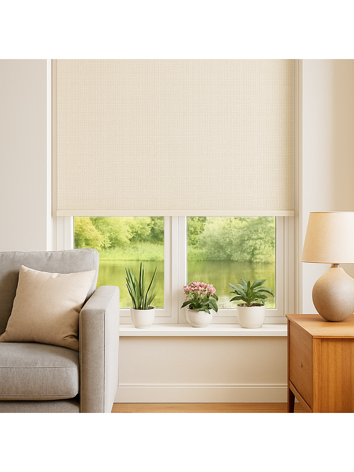 Cortina Roller Blackout Beige 080x200 4