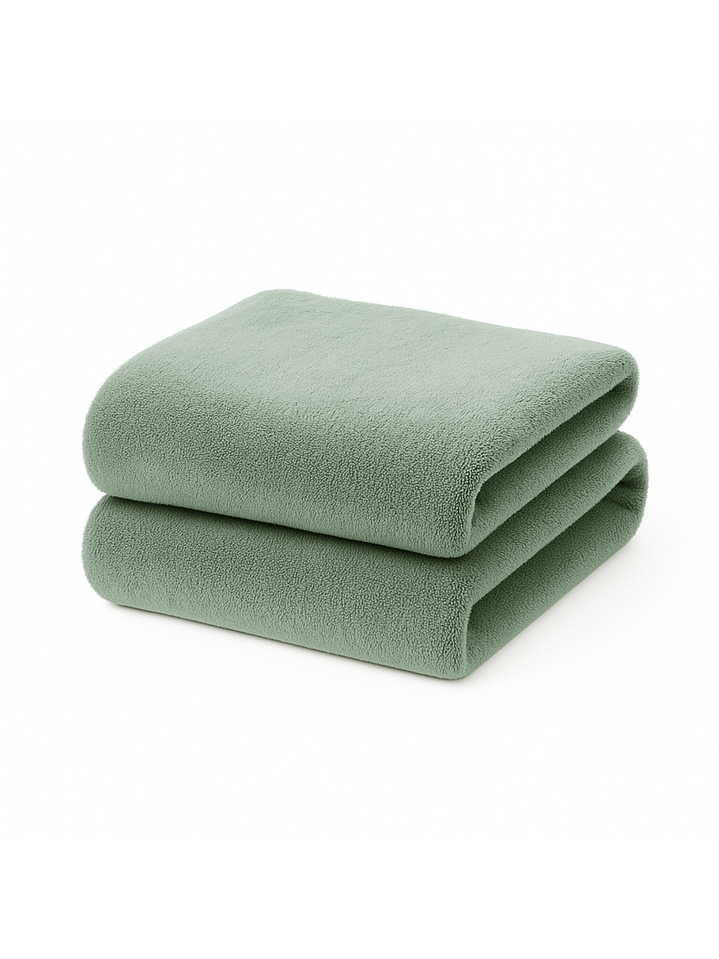 Toalla Verde Microfibra 070x130 3