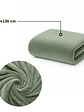 Toalla Verde Microfibra 070x130 - Miniatura 4
