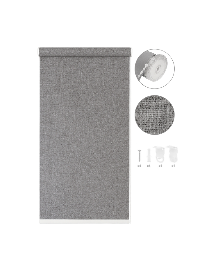 Cortina Roller Blackout Gris Jaspeada 120X200 2