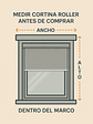 Cortina Roller Blackout Gris Jaspeada 120X200 - Miniatura 6