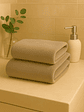 Pack 2 Toalla Taupe Microfibra 100x140 - Miniatura 3