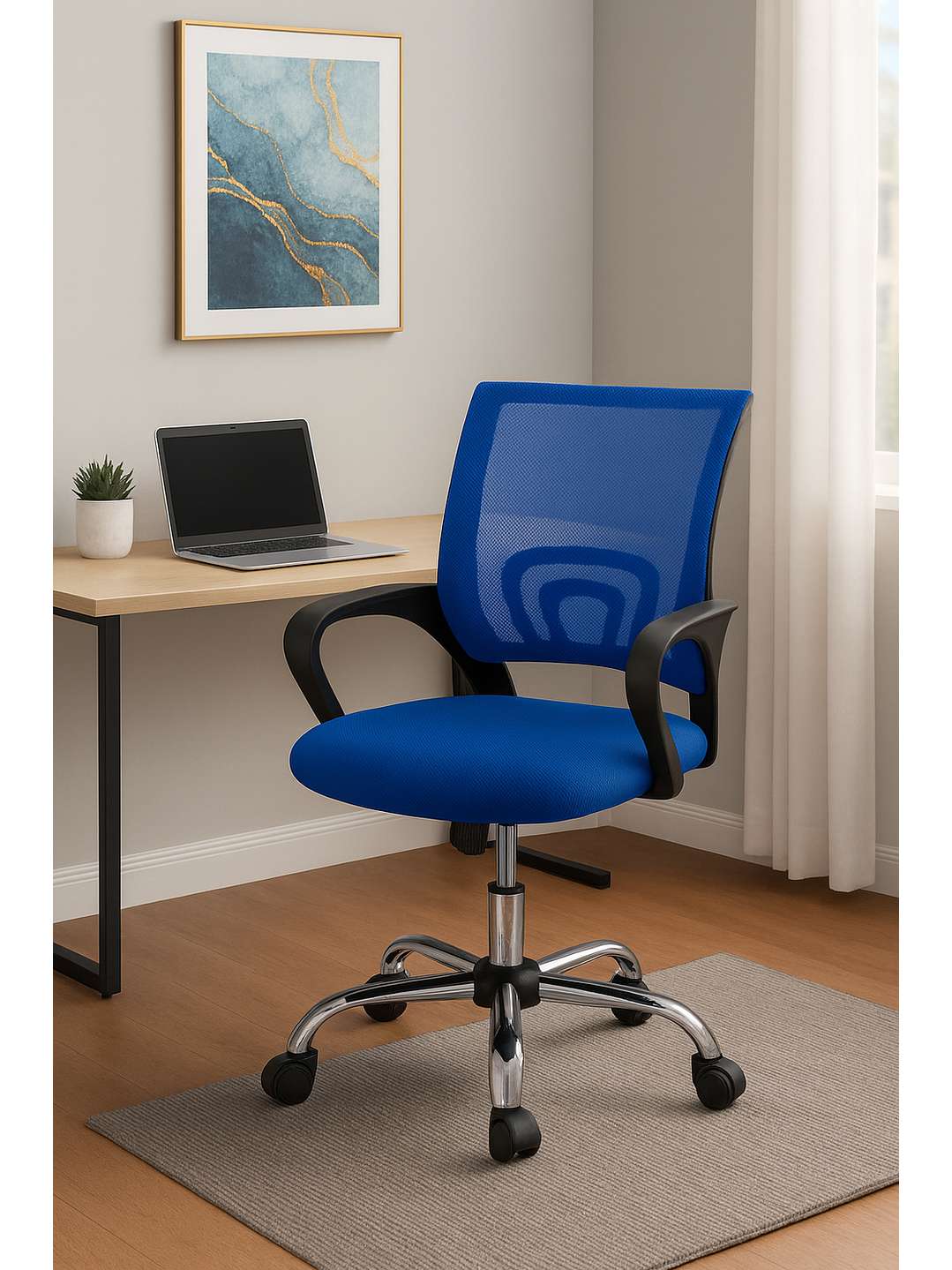 Silla de Oficina Dallas Azul 2