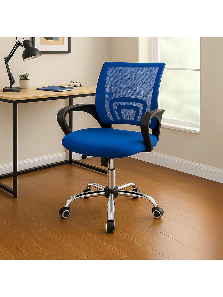 Silla de Oficina Dallas Azul 6