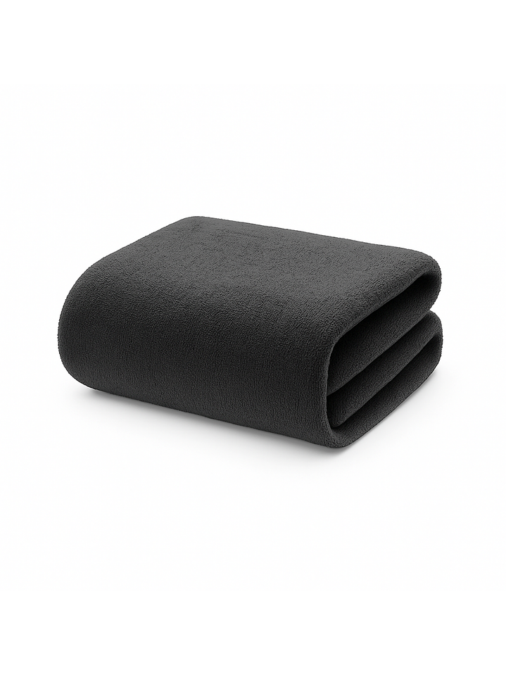 Toalla Negra Microfibra 100x140 5