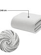 Toalla Gris Microfibra 100x140 - Miniatura 4