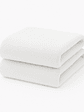 Pack 2 Toallas Blancas Microfibra 070x130 - Miniatura 5
