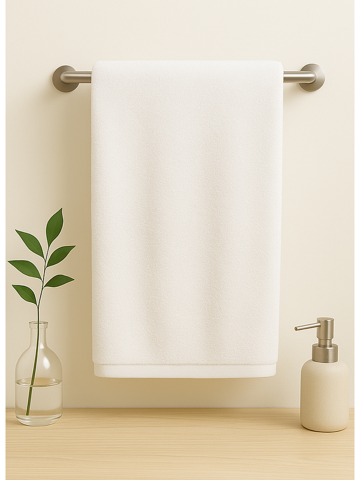 Toalla Blanca Microfibra 100x140 2