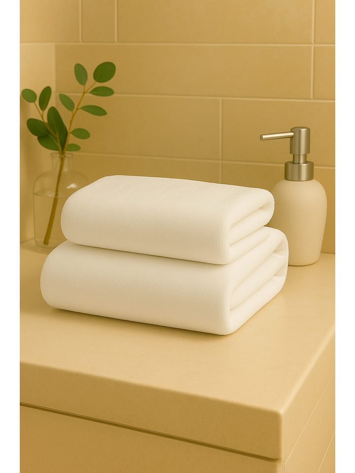 Toalla Blanca Microfibra 100x140 3