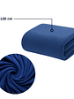 Pack 2 Toallas Azul Microfibra 070x130 - Miniatura 4