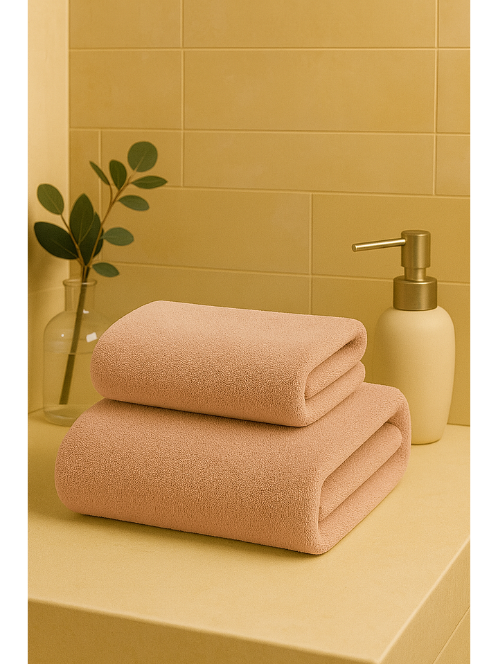 Toalla Rosa Microfibra 100x140 3