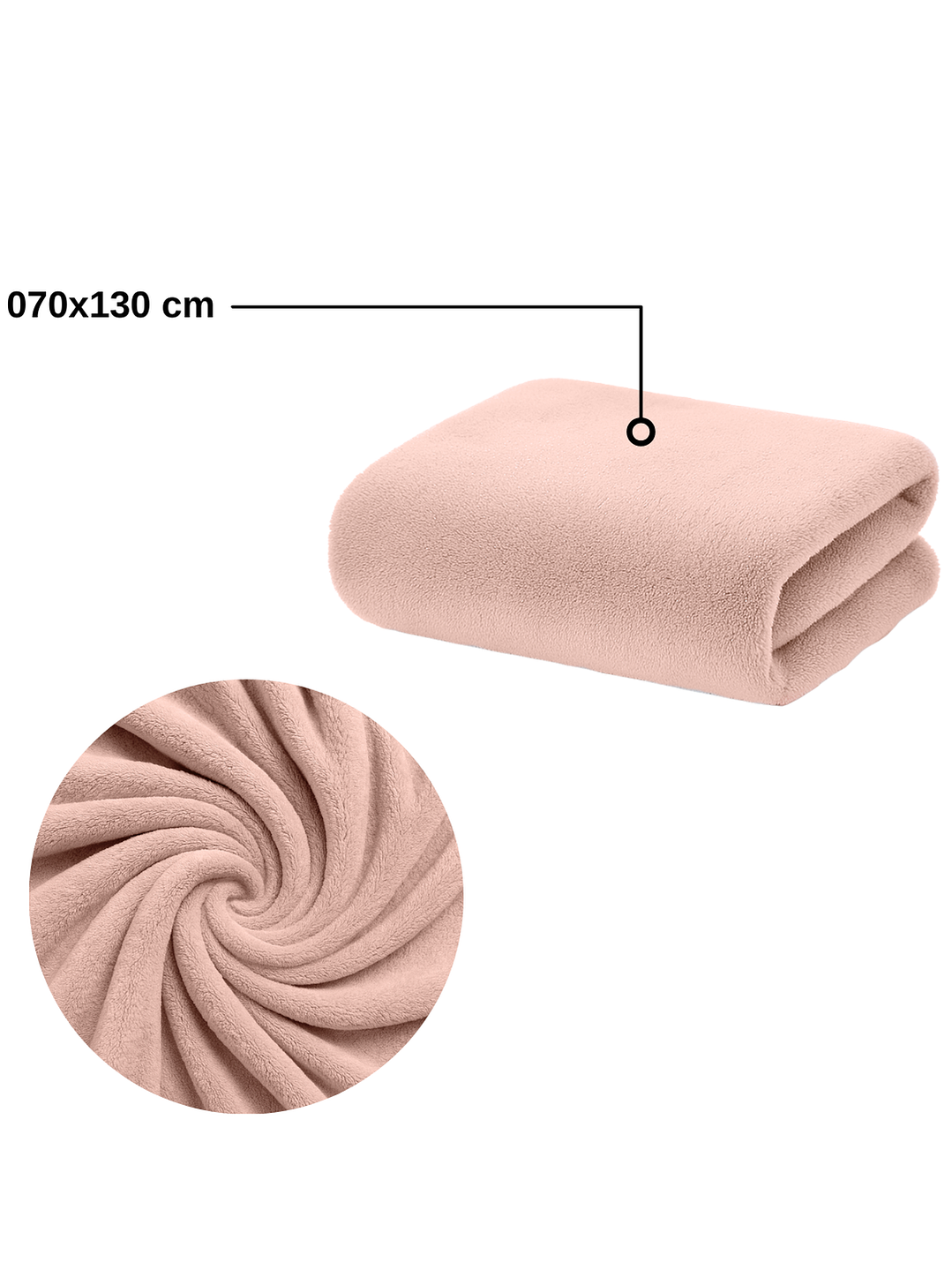 Pack 2 Toallas Rosa Microfibra 070x130 4