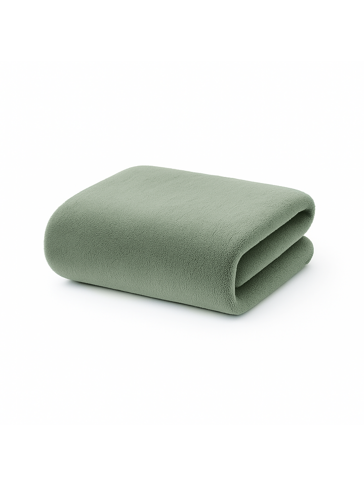 Toalla Verde Microfibra 100x140 5