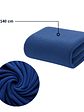 Pack 2 Toalla Azul Microfibra 100x140 - Miniatura 4
