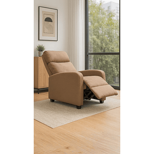 Sillon Reclinable Berger Holanda Cafe Claro