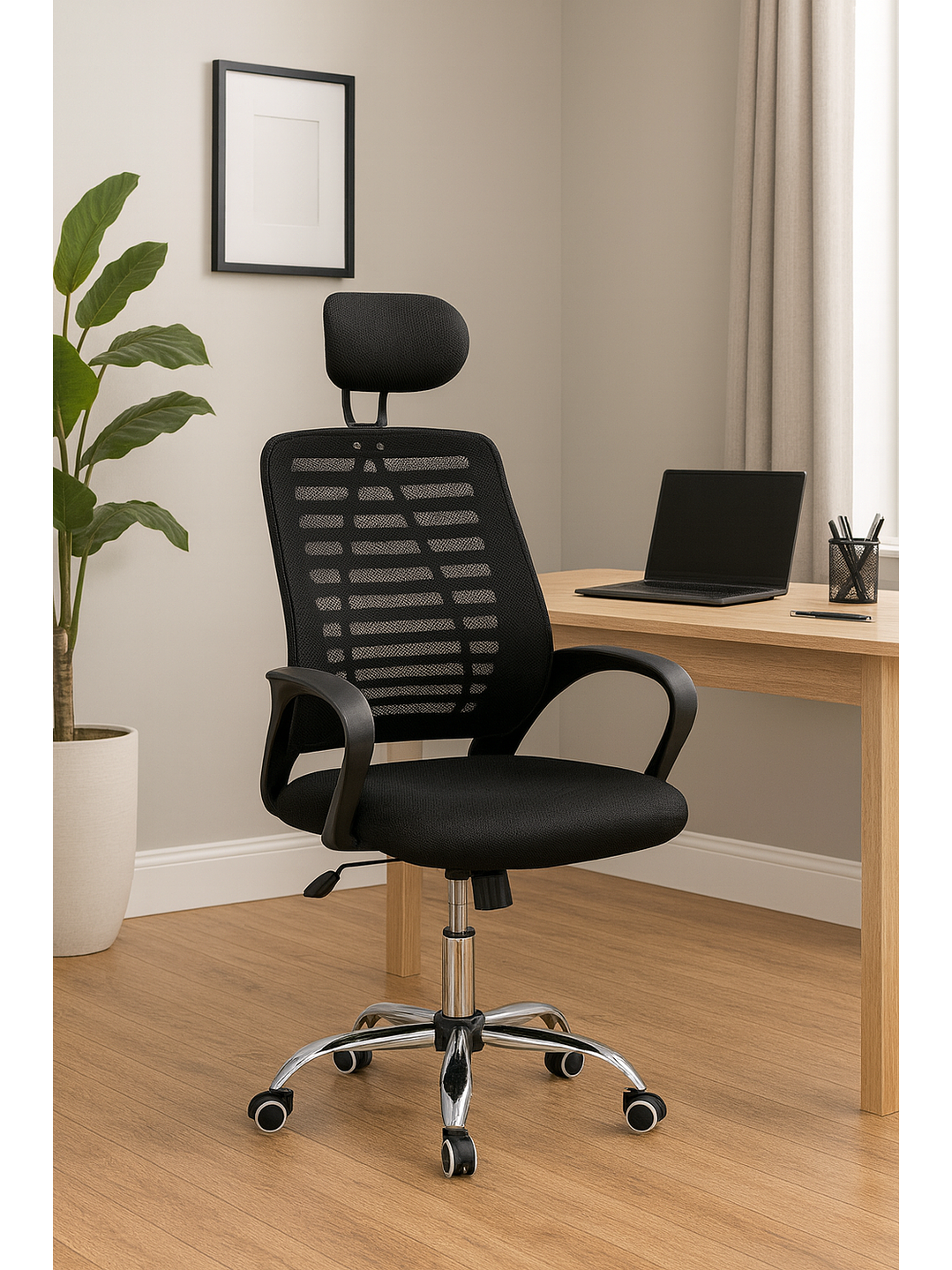 Silla Oficina O Escritorio Respaldo Ergonómico Cabecera Milan 1