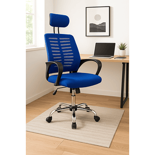 Silla Ejecutiva Milan Azul