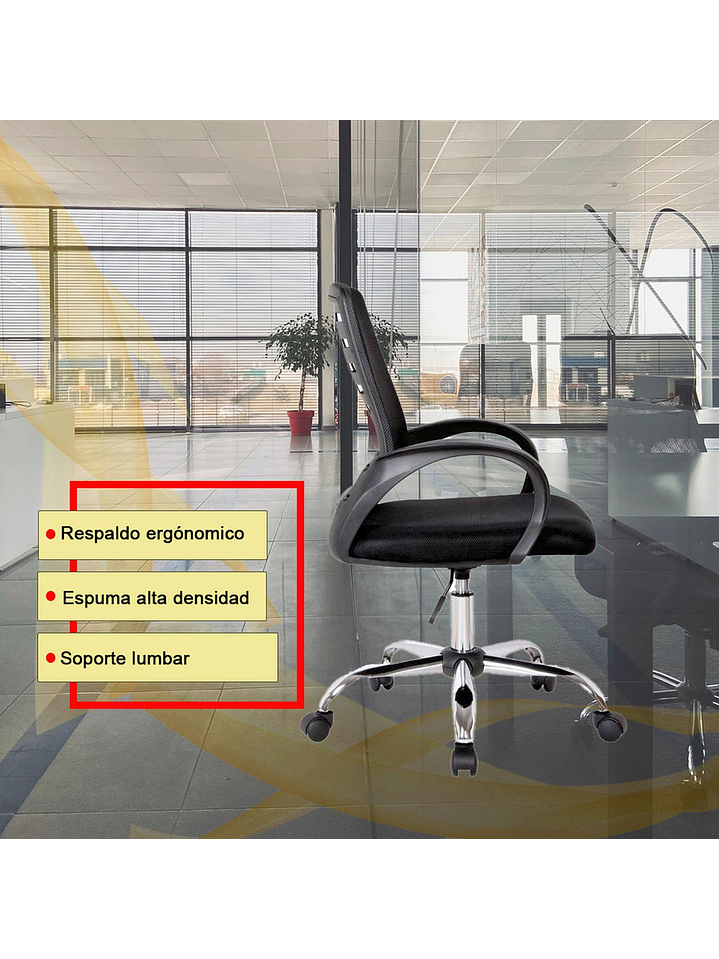 Silla Ejecutiva Oficina Santa Fe 7