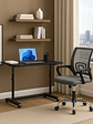 Escritorio con Altura Ajustable 80x60x63-86cm Funcional Bilbao Negro - Miniatura 6