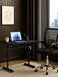 Escritorio con Altura Ajustable 100x60x63-86cm Funcional Tenerife Negro - Miniatura 6