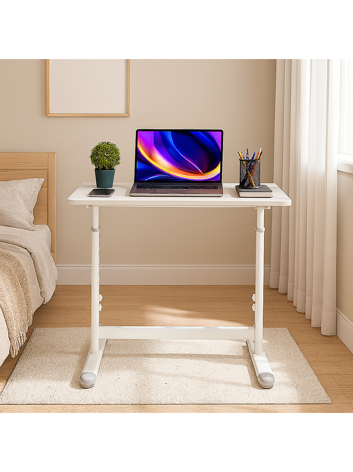 Escritorio con Altura Ajustable 120x60x63-86cm Funcional Toledo Blanco 6