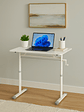 Escritorio con Altura Ajustable 100x60x63-86cm Funcional Tenerife Blanco - Miniatura 1