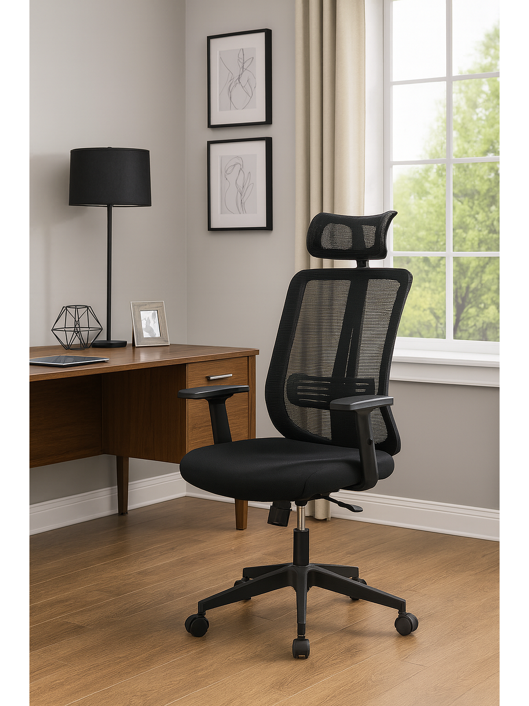 Silla De Oficina Apoyacabeza, Con Brazo Regulable Doha 2