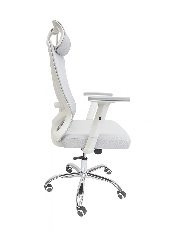 Silla de Escritorio - Oficina - Gamer Houston Gris 4