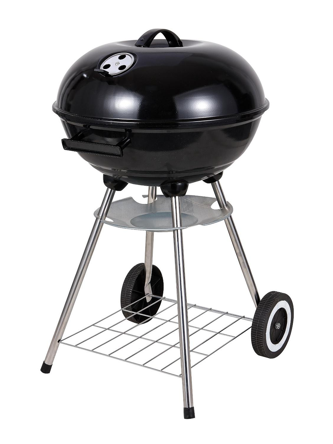 Parrilla A Carbon Encina Con Ruedas 7