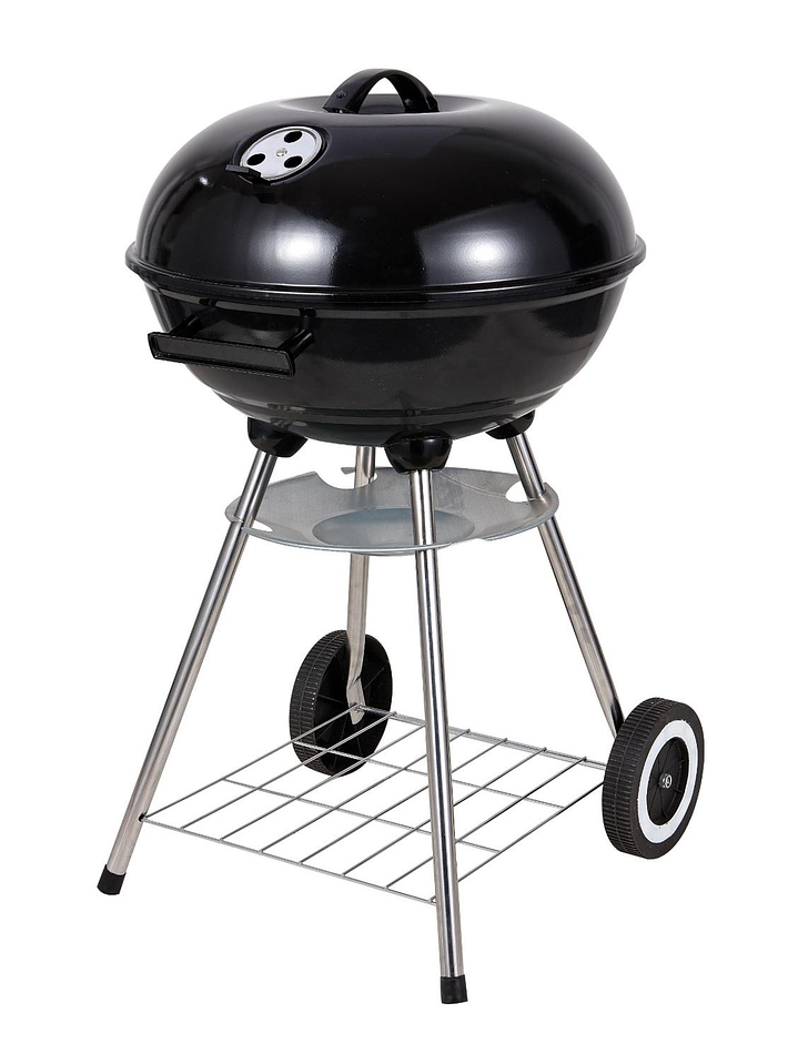 Parrilla A Carbon Encina Con Ruedas 7