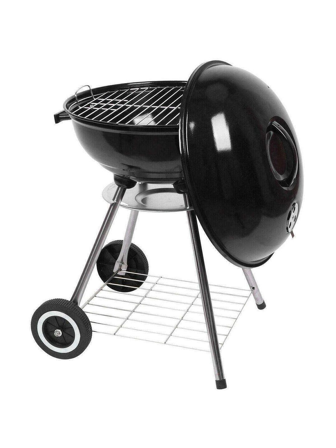 Parrilla A Carbon Encina Con Ruedas 9