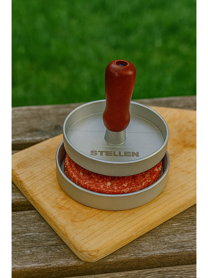 Prensa Para Hamburguesas Molde Antiadherente Parrilla Stelle 1