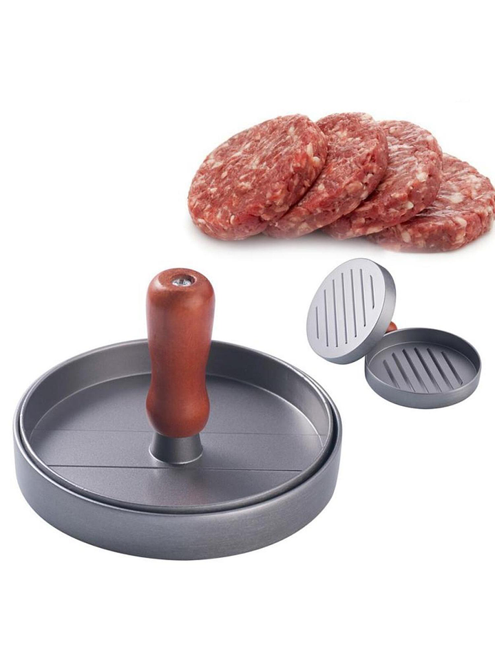 Prensa Para Hamburguesas Molde Antiadherente Parrilla Stelle 8