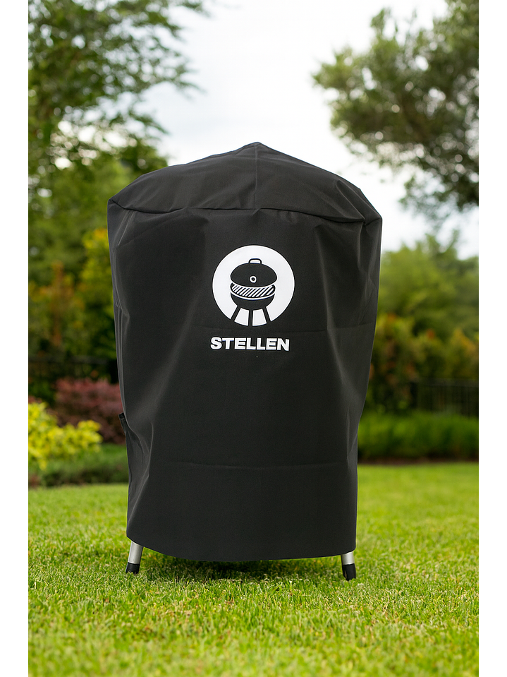 Cubre Parrilla Impermeable Funda Algarrobo Redonda 1