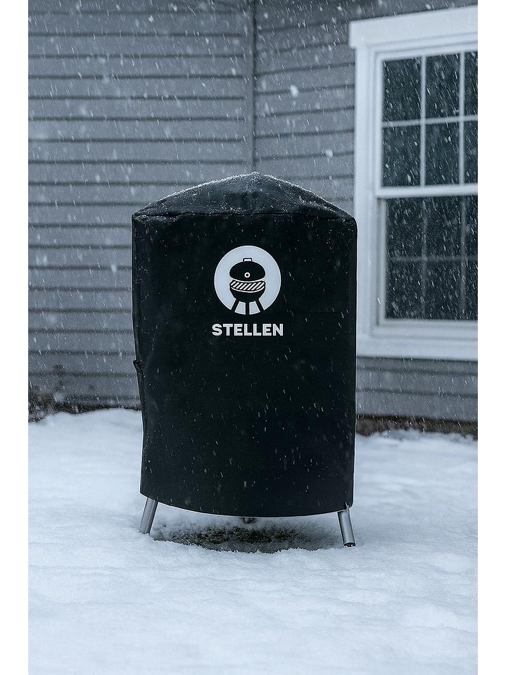 Cubre Parrilla Impermeable Funda Algarrobo Redonda 5