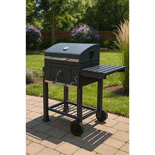 Parrilla A Carbon Roble Stellen Altura De Cocion Regulable