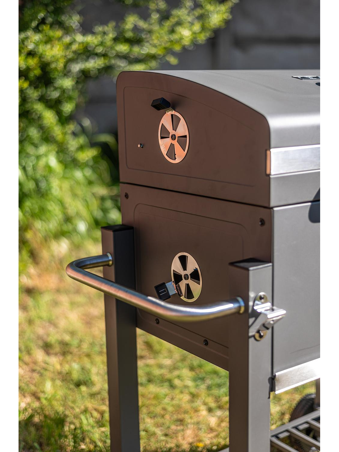 Parrilla A Carbon Roble Stellen Altura De Cocion Regulable 4