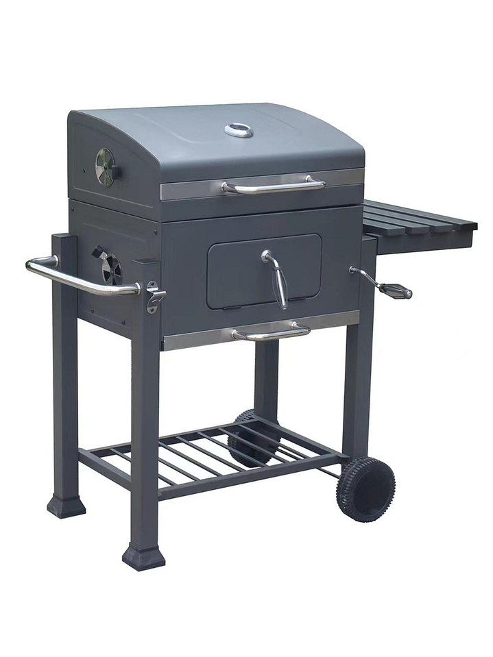 Parrilla A Carbon Roble Stellen Altura De Cocion Regulable 8