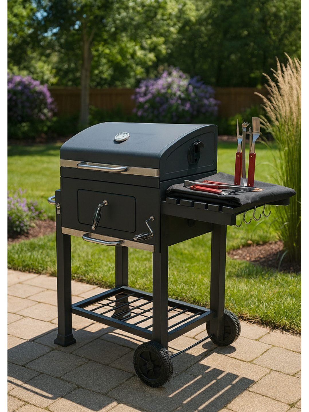 Combo de Parrilla Roble + Funda + Accesorios de Regalo 1