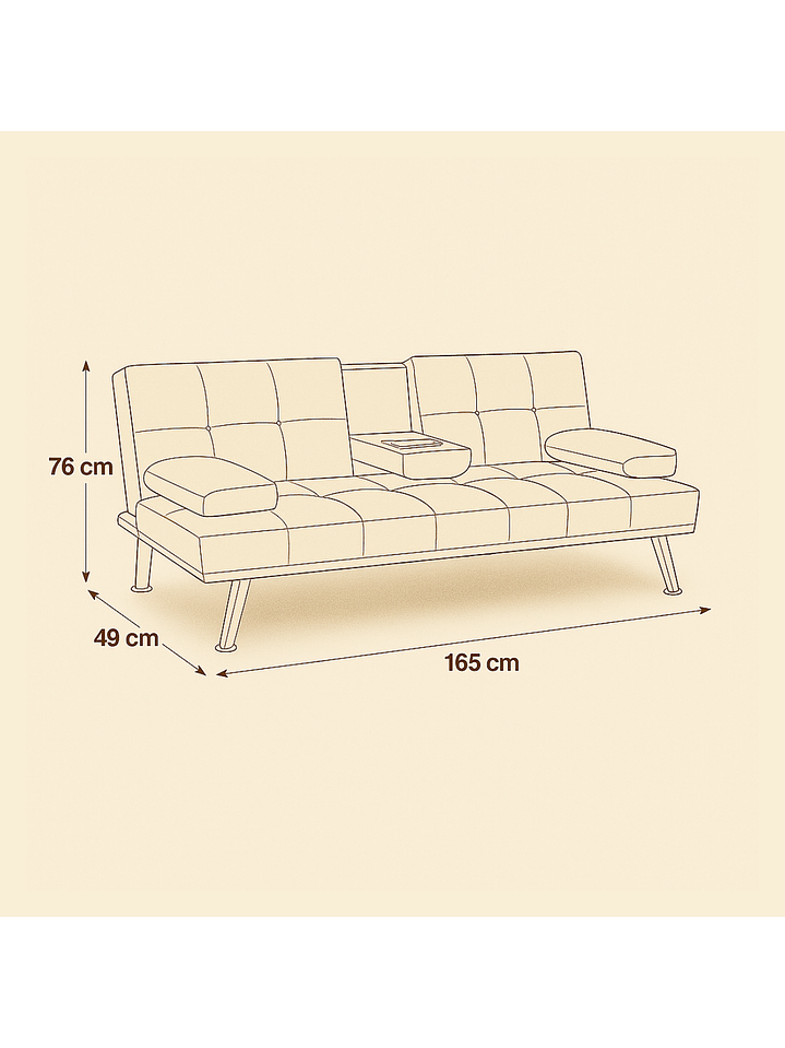 Futon Couch Ibiza 9