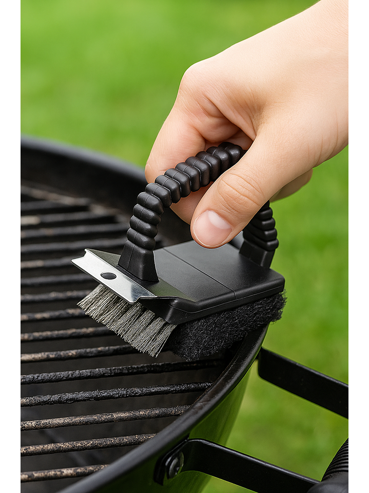 Cepillo Limpiador De Parrillas 3 En 1 Stellen 2