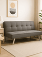 Futon Sofa Cama Grecia Gris - Miniatura 1